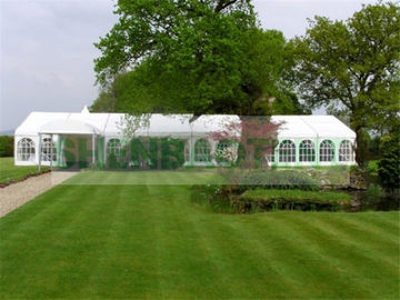Temporary Reception Hall Outdoor Wedding Marquee Tents , Large Marquee Tent 300 Guests Seated