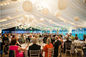 Temporary Reception Hall Outdoor Wedding Marquee Tents , Large Marquee Tent 300 Guests Seated