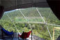 Anti UV Glamping Dome Tent Heat Proof PVC Cover Hotel Facility White Transparent Cover